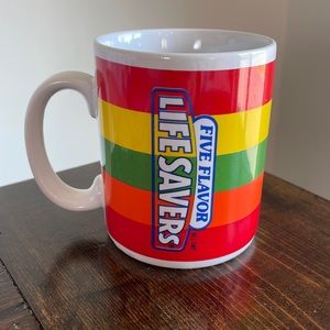 Vintage 1980s Life Savers Mug